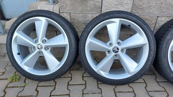 Alu kola 5x112 r18 originál Škoda Octavia III - 11
