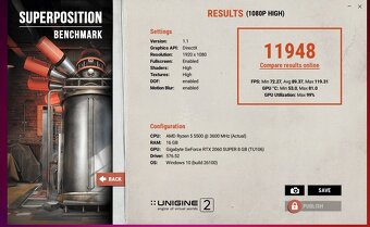 Herní PC ryzen 5 5500/ 16gb/RTX 2060 SUPER AORUS/LCD MONITOR - 11
