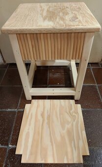 Stolička s úložným prostorem,, - 11