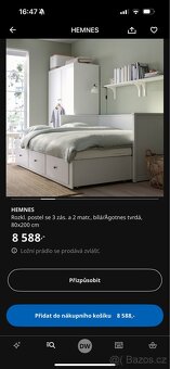Rozkládací postel IKEA Hemnes - 11