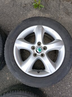 Originál Škoda Fabia II ALU kola 195/55/15 - 11