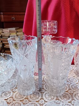 Obrovský set broušeného křišťálového skla (40+ ks) - 11