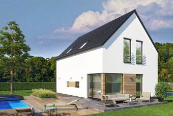 Rovinatý stavební pozemek 1023 m2 na okraji obce Bouzov - 11