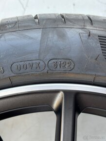 Letní sada Alu Kola Černý mat Mercedes R20 5x112 Originál - 11