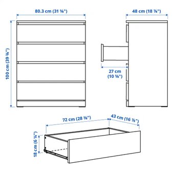 Prodám komodu IKEA se 4 zásuvkami - 11