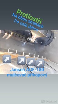 Jansen AGF-180 mulčovač příkopový - 11