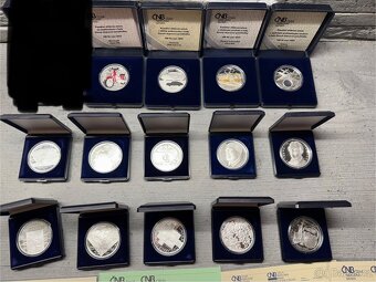 Stribrne mince 500kč čnb proof - 11