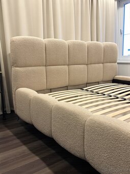 Manželská postel , uplne nový . Bezový  | 180x200 - 11