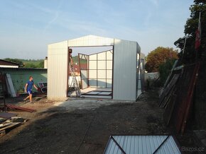 Plechová montovaná hala garaž 6 x 8 x 3,5 - 11