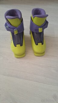 Dětské lyže Atomic + lyžáky Nordica + hůlky - 11