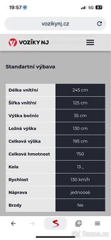 Vozík RYDWAN plně vybaven s plachtou-ZLEVNĚNO - 11
