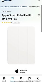 Apple Smart Folio iPad Pro 11" 2021 bílé - 11