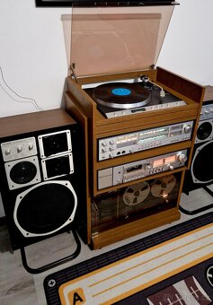 Vintage HiFi Zostava stereo systém Saba - 11