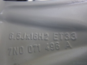 Zimní alu sada - originál VW Tiguan 5x112 6,5Jx16 ET33 - 11