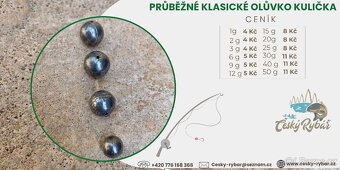 Rybářské olova Severní Čechy za SUPER ceny - 11