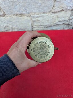 2 starý mosazný hmoždíř - 11