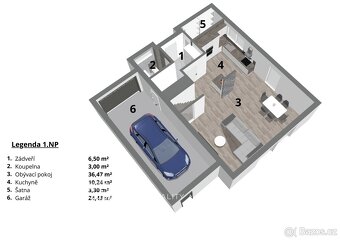Prodej moderně vybavené novostavby rodinného domu v obci Zru - 11