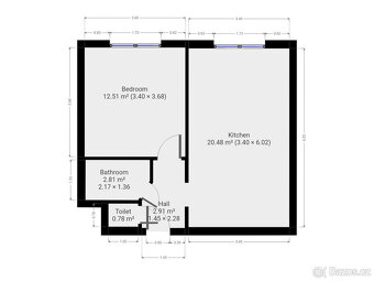 Prodej bytu 2+kk, Praha 4 - Krč - 11