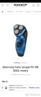 Nový Profi care / holicí strojek PC-HR 3053, modrý - 11