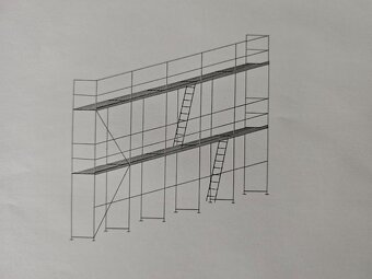 Prodám lešení Layher blitz - pole 2,57m - Alfix - 11