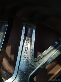Originál ALU kola Mercedes-Benz S 20", jako nové - 11