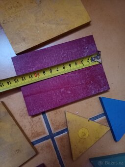 Prodám geometrické pomůcky dřevěné za 70 Kč - 11