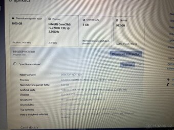 Notebook Dell Inspiron 15", 5000 series, bílý - 11