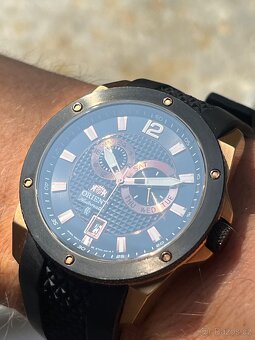 Hodinky Orient / cerno-zlate – sportovní automatické hodinky - 11