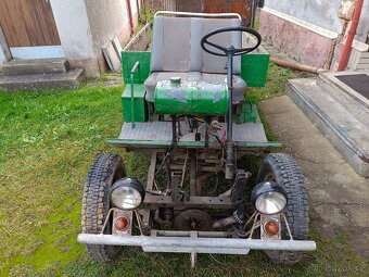 traktor traktůrek malotraktor korba předválečný Opel - 11