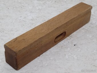 15cm Mini retro dřevěná vodováha / vodní váha - 11