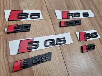 AUDI Napis logo znak S3 RS3 S4 RS4 S5 S7 RS7 RS6 SQ7 SQ8 - 11