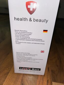 Masážní polštář Health & Beauty Luxury Mass - 11