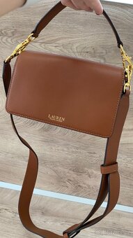 Kožená kabelka Ralph Lauren - 11