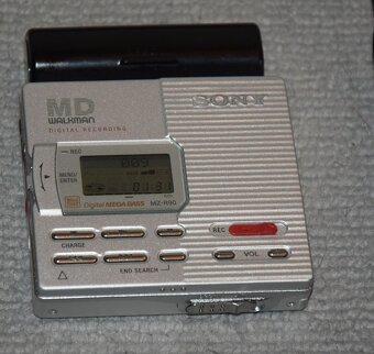 MINIDISC minidisk recorder SONY MZ-R90,DO,přísluš.,adapter - 11