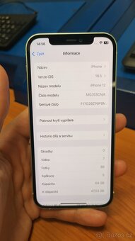 Apple iPhone 12 64GB limeGreen,baterie100%,skvělý st,záruka - 11