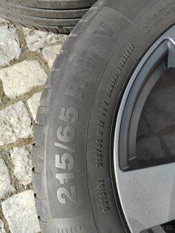 Prodám alu 17 Dezent 5x112 ET 38 Tiguan letní 215/65/17 - 11