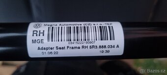 Zadní sedačky třetí řada zánovní VW Caddy r.v. 2022 - 2023 - 11