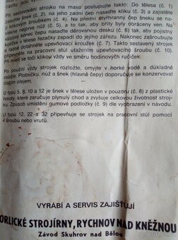 Mlýnek na maso PORKERT 5 - 11