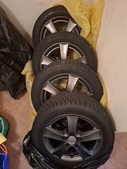 Dezent 16" 4x Alu kola + TPMS + zimní pneu - 11