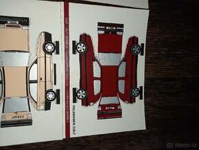 Samolepky rallye a papírové modely auta - 11