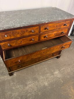 Starožitná komoda s mramorovou deskou (137028) - 11