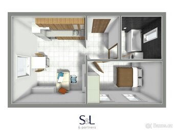 Pronájem, Byty 2+kk, 39 m² - Cvikov, ev.č. 01459 - 11