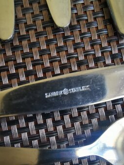 Retro příbory Sandrik, nerez ocel - 11