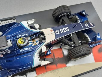 F1 WILLIAMS COSWORTH FW28 NICO ROSBERG HOTWHEELS 1:18 - 11