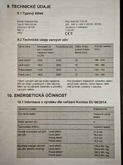 AEG indukční varná deska IKB64301FB - 11