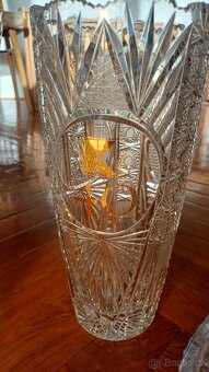 Broušené vázy, mísy, podnosy - 11