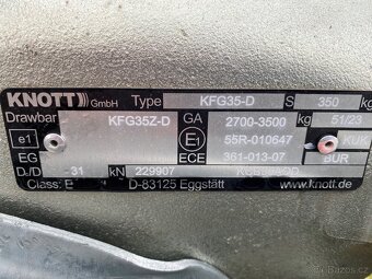 Sklápěcí přívěs za auto SEAN NUGENT 3.500Kg - 11