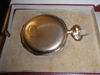 Prodám za cenu zlata CELOZLATÉ 14K kapesní hodinky - 11