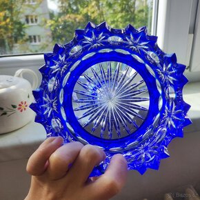modrá váza a miska ceasar crystal - 11