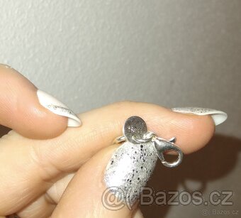 Nový náramek guess srdce srdíčko bižuterie 21 cm postribrene - 11